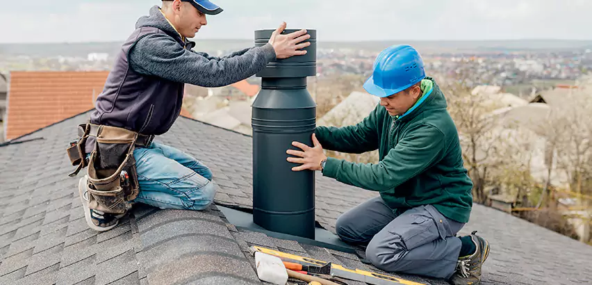 Chimney Flashing Replacement for Storm Damage in Bloomington