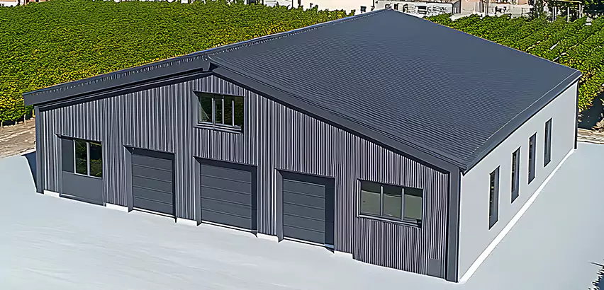Corrugated Garage Roof Repair in Bloomington